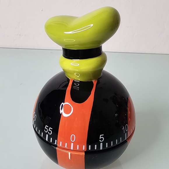 Disney Black and Lime Green Kitchen Timer with Red Accent
